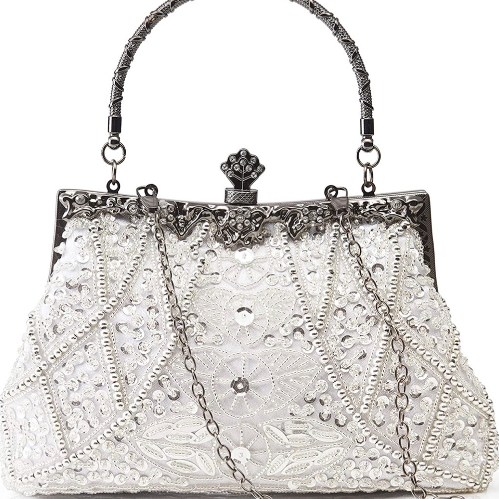 💎 Evening Clutch Purses for Women - 1920s Gatsby Bag Vintage Beaded Sequin